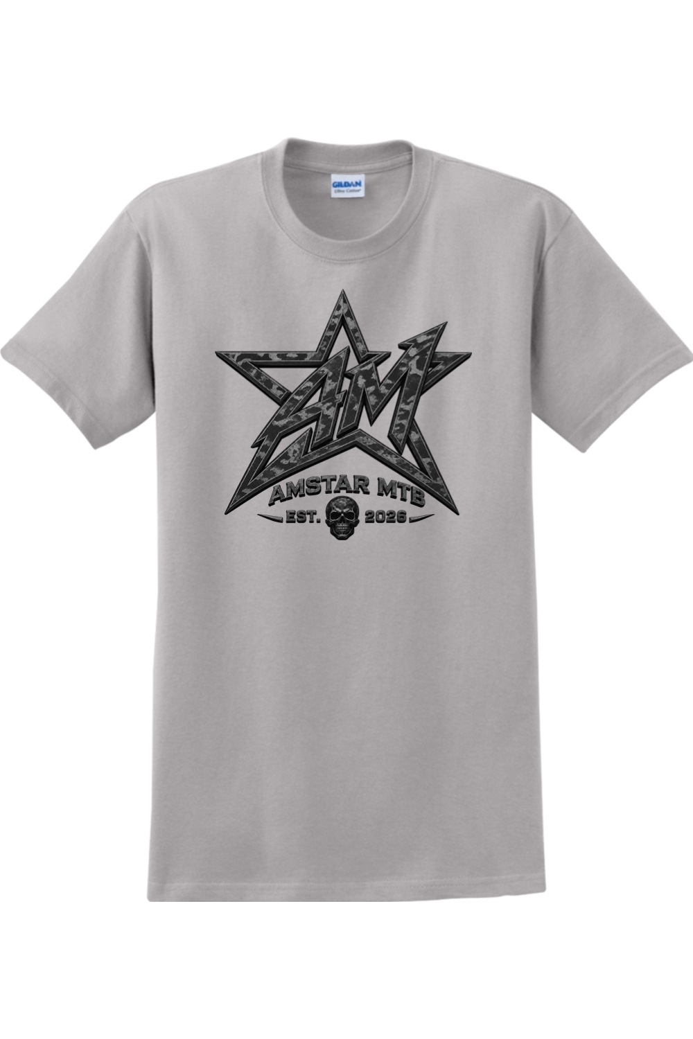 AmStar Black Camo Heavy Cotton