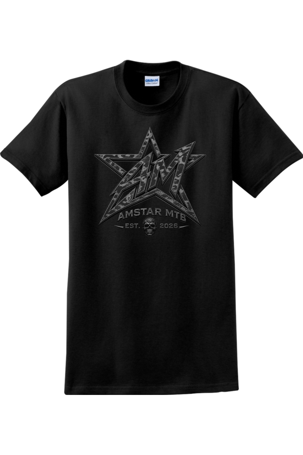 AmStar Black Camo Heavy Cotton
