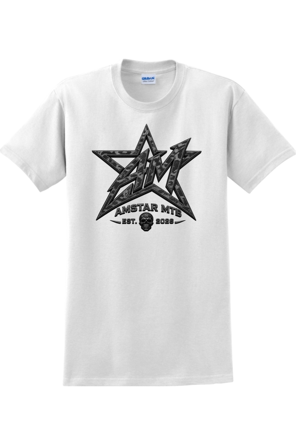 AmStar Black Camo Heavy Cotton
